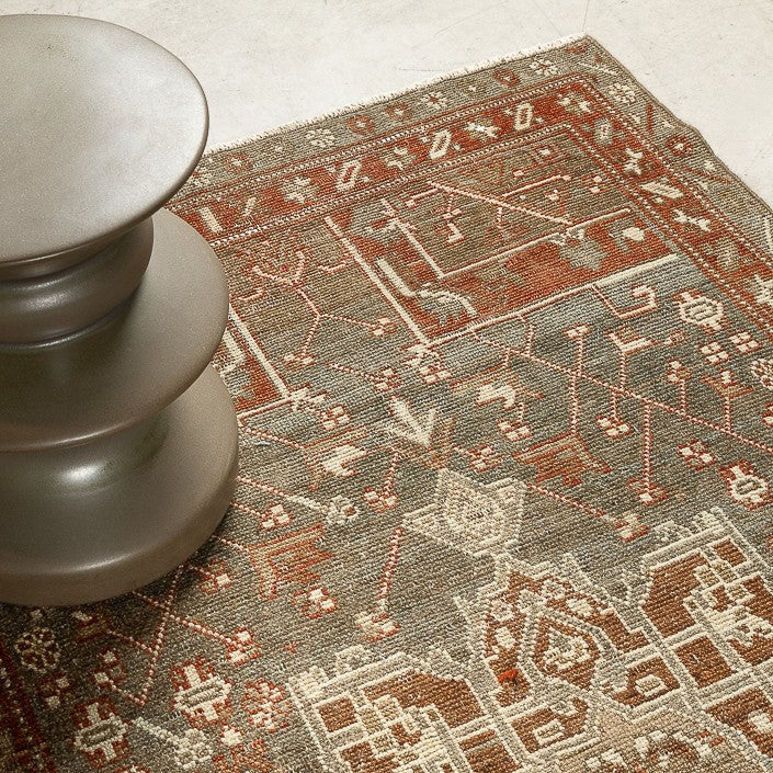 Tapis VINTAGE - 100% laine noué main - 120 x 410 cm