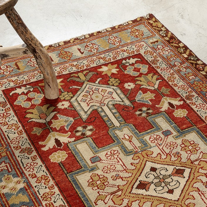 Tapis VINTAGE - 100% laine noué main - 102 x 306 cm