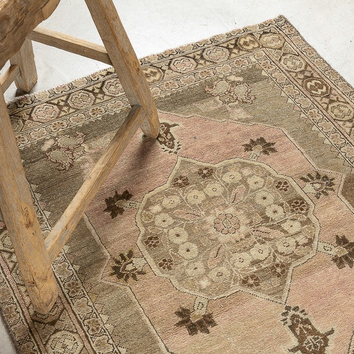 Tapis VINTAGE - 100% laine noué main - 90 x 524 cm