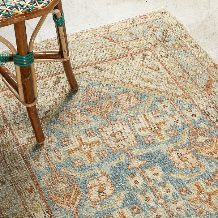 Tapis VINTAGE - 100% laine noué main - 96 x 346 cm