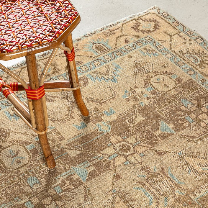 Tapis VINTAGE - 100% laine noué main - 145 x 192 cm