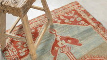 Tapis VINTAGE - 100% laine noué main - 102 x 185 cm