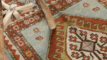 Tapis VINTAGE ancien - 100% laine noué main - 117cm x 217cm