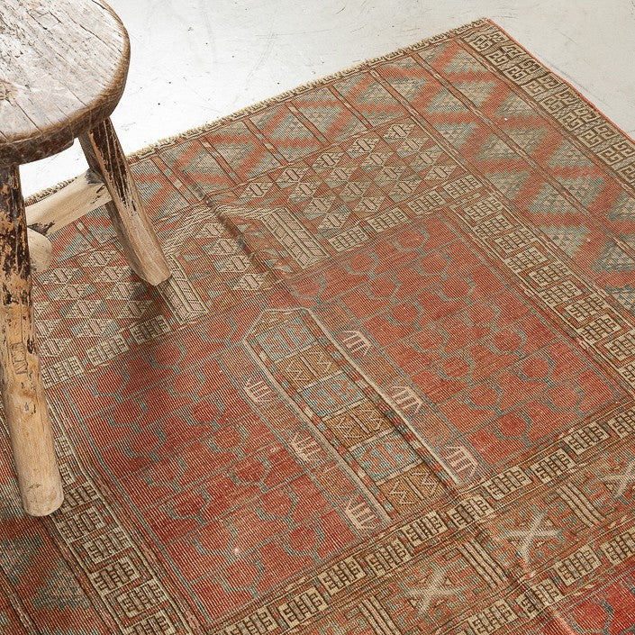 Tapis VINTAGE - 100% laine noué main - 122 x 156 cm