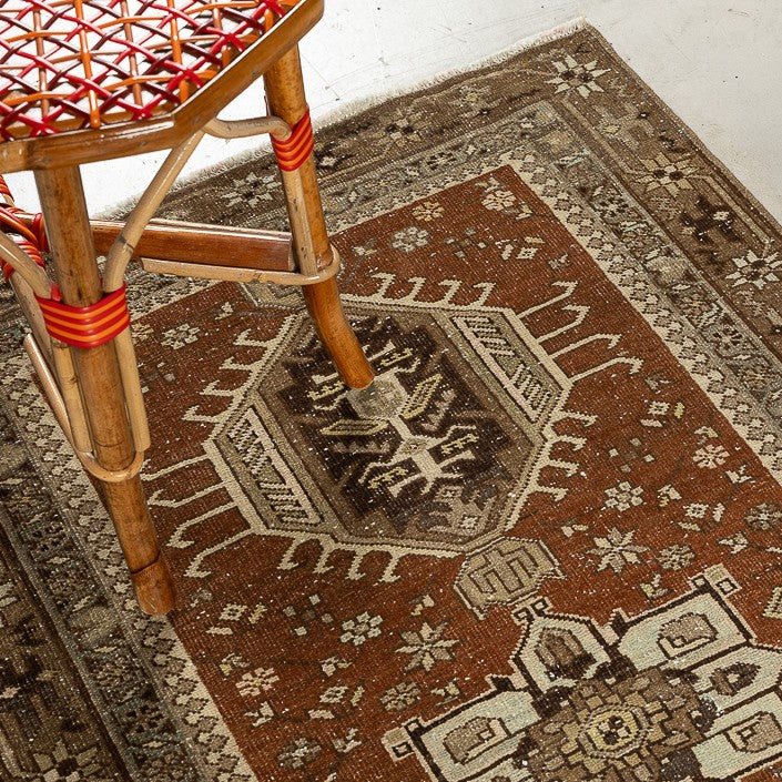 Tapis VINTAGE - 100% laine noué main - 80 x 112 cm