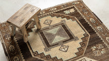 Tapis VINTAGE - 100% laine noué main - 97 x 282 cm