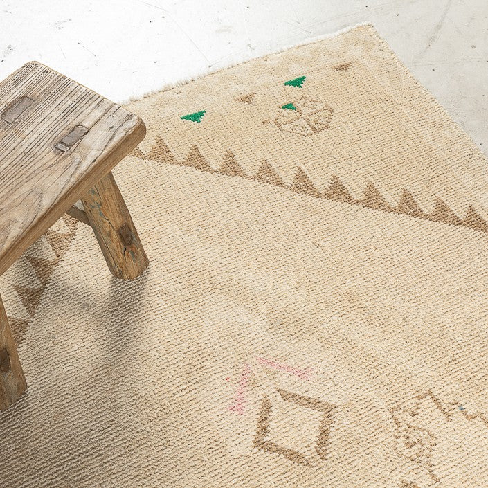 Tapis VINTAGE - 100% laine noué main - 80 x 142 cm