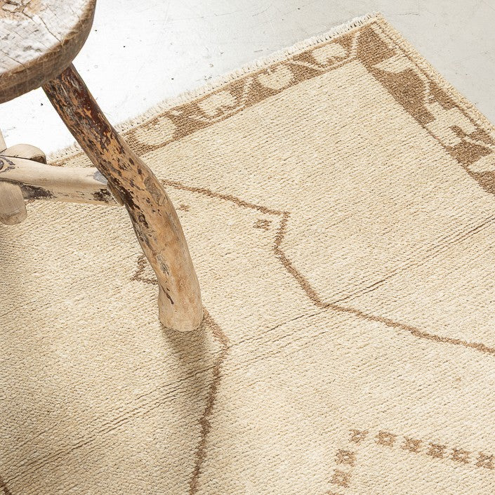 Tapis VINTAGE - 100% laine noué main - 90 x 162 cm