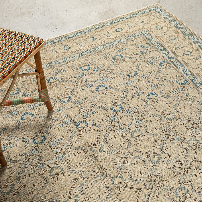 Tapis VINTAGE ancien, 100% laine noué main, 200cm x 292cm