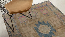 Tapis VINTAGE - 100% laine noué main - 130 x 321 cm