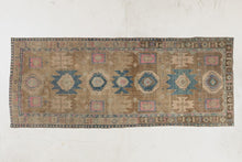Tapis VINTAGE - 100% laine noué main - 130 x 321 cm