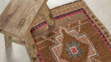Tapis VINTAGE - 100% laine noué main - 42 x 92 cm