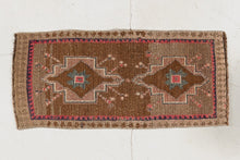 Tapis VINTAGE - 100% laine noué main - 42 x 92 cm