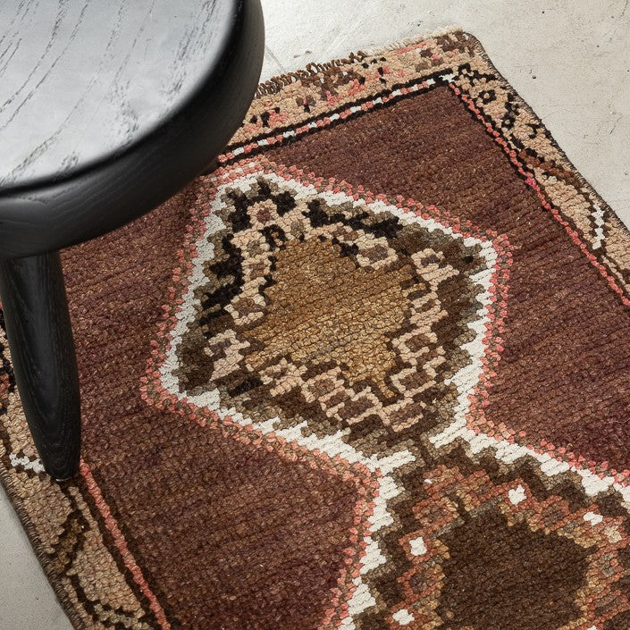 Tapis VINTAGE - 100% laine noué main - 48 x 86 cm