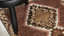 Tapis VINTAGE - 100% laine noué main - 48 x 86 cm