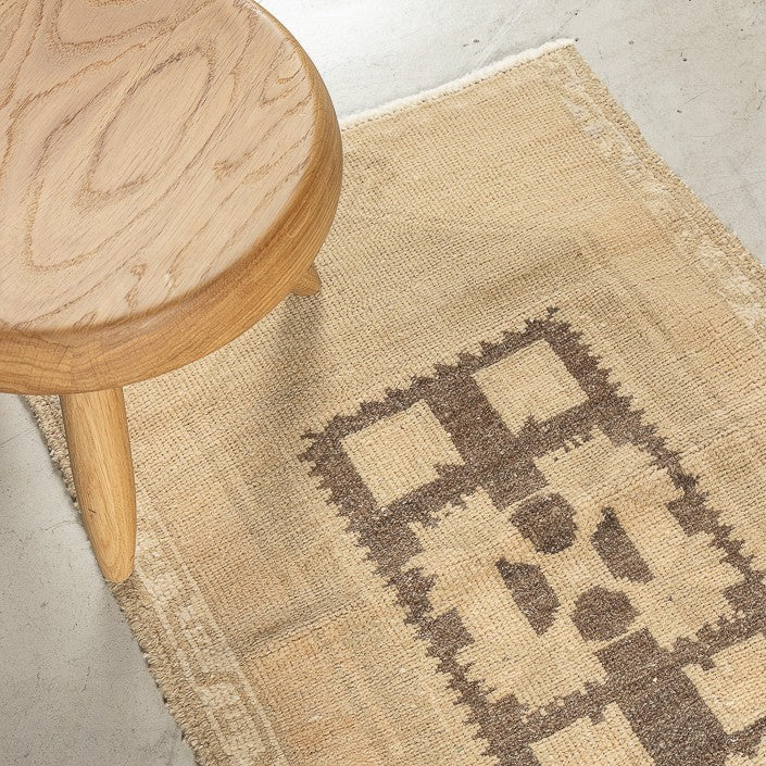 Tapis VINTAGE - 100% laine noué main - 55 x 87 cm