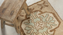 Tapis VINTAGE - 100% laine noué main - 38 x 76 cm