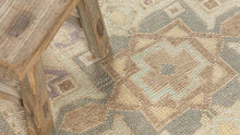 Tapis VINTAGE - 100% laine noué main - 71 x 81 cm