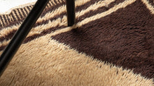 Tapis berbere contemporain MRIRT, 270cm x 370cm, 100% laine noué main