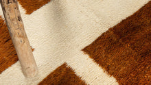 Tapis BERBERE CONTEMPORAIN MRIRT - 100% laine noué main -  100cm x 110cm