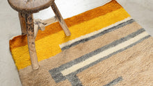 Tapis BERBERE CONTEMPORAIN MRIRT - 100% laine noué main -  110cm x 120cm
