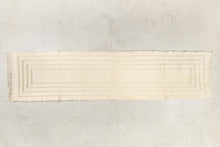 Tapis BERBERE CONTEMPORAIN MRIRT - 100% laine noué main -  105cm x 420cm
