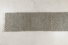Tapis BERBERE CONTEMPORAIN MRIRT - 100% laine noué main - 100cm x 495cm