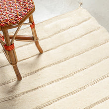 Tapis BERBERE CONTEMPORAIN MRIRT - 100% laine noué main -  95cm x 405cm