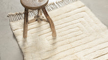 Tapis BERBERE CONTEMPORAIN MRIRT - 100% laine noué main -  110cm x 190cm