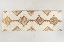Tapis BERBERE CONTEMPORAIN MRIRT - 100% laine noué main -  110cm x 320cm