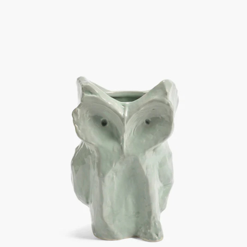 HIBOU, S, 16,5cm x 15,5cm x H23cm, BLEU