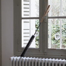 Ecouvillon pour radiateur en bois de hêtre - Poil de chèvre