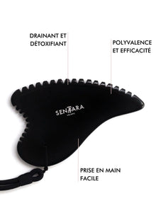 GUA SHA corps, PEAU D'ANGE, bian drainant détoxifiant