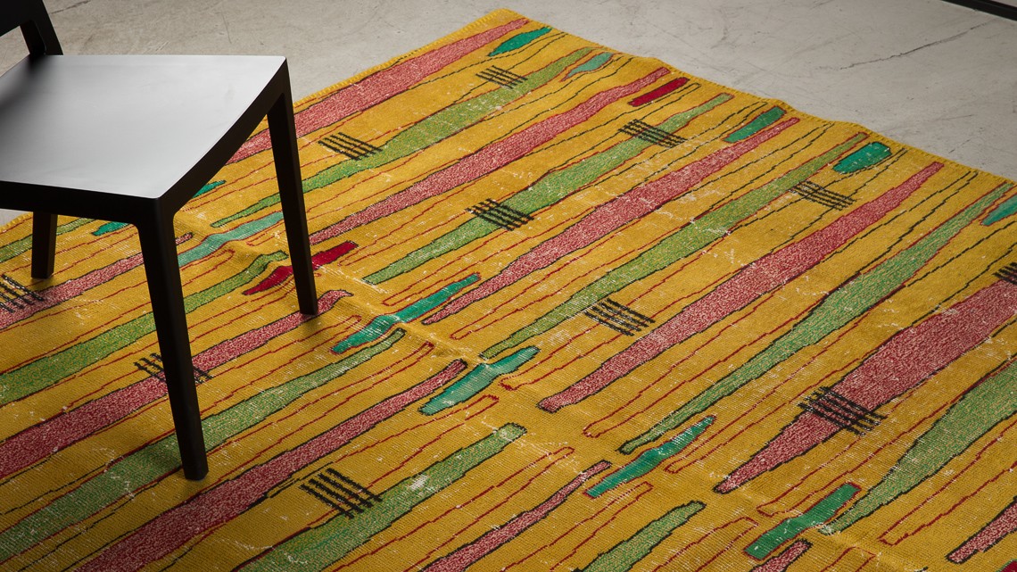 Tapis vintage Zeki Muren - Pièce unique 297/203