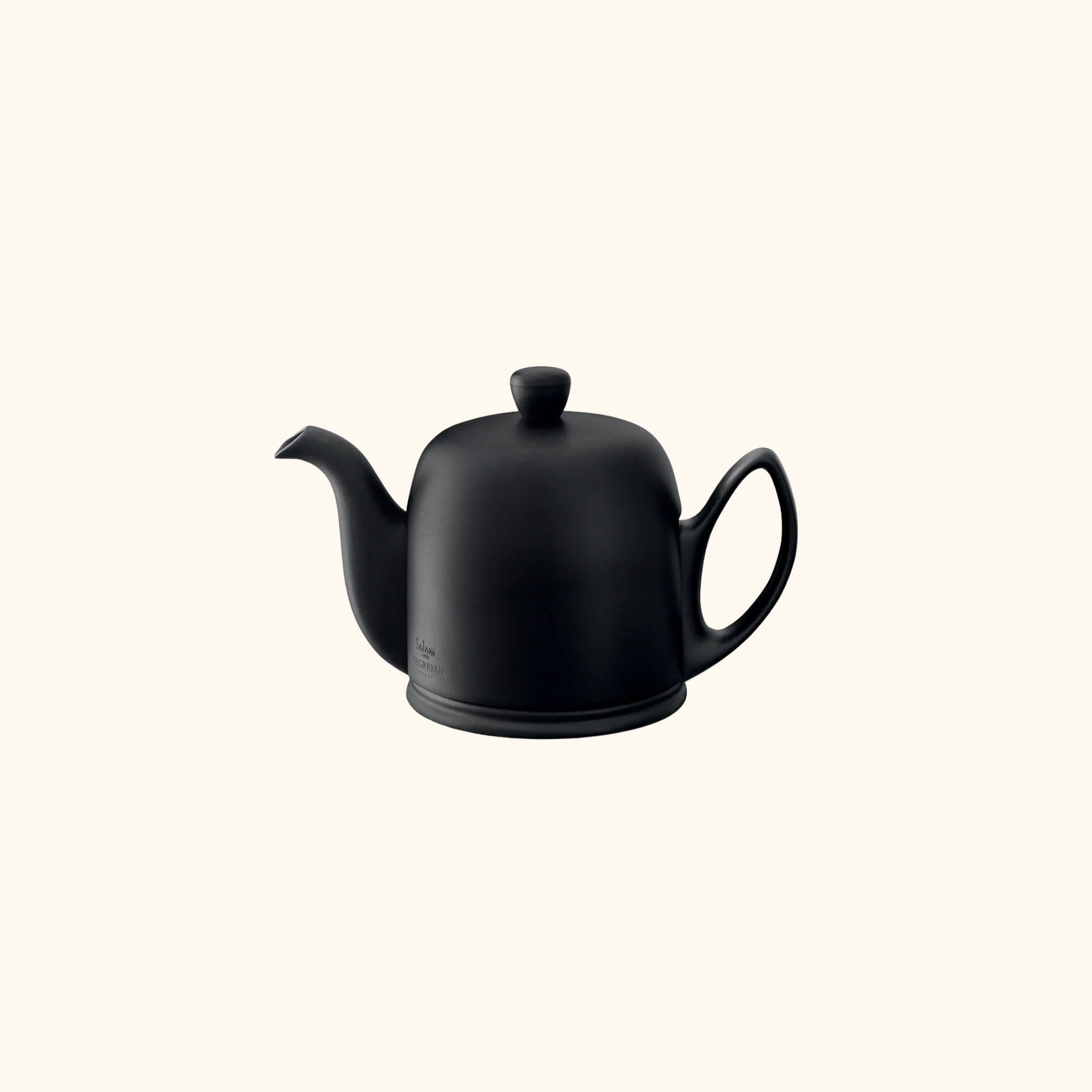 Théière Salam - 4 Tasses - Noir mat/ Cloche noire