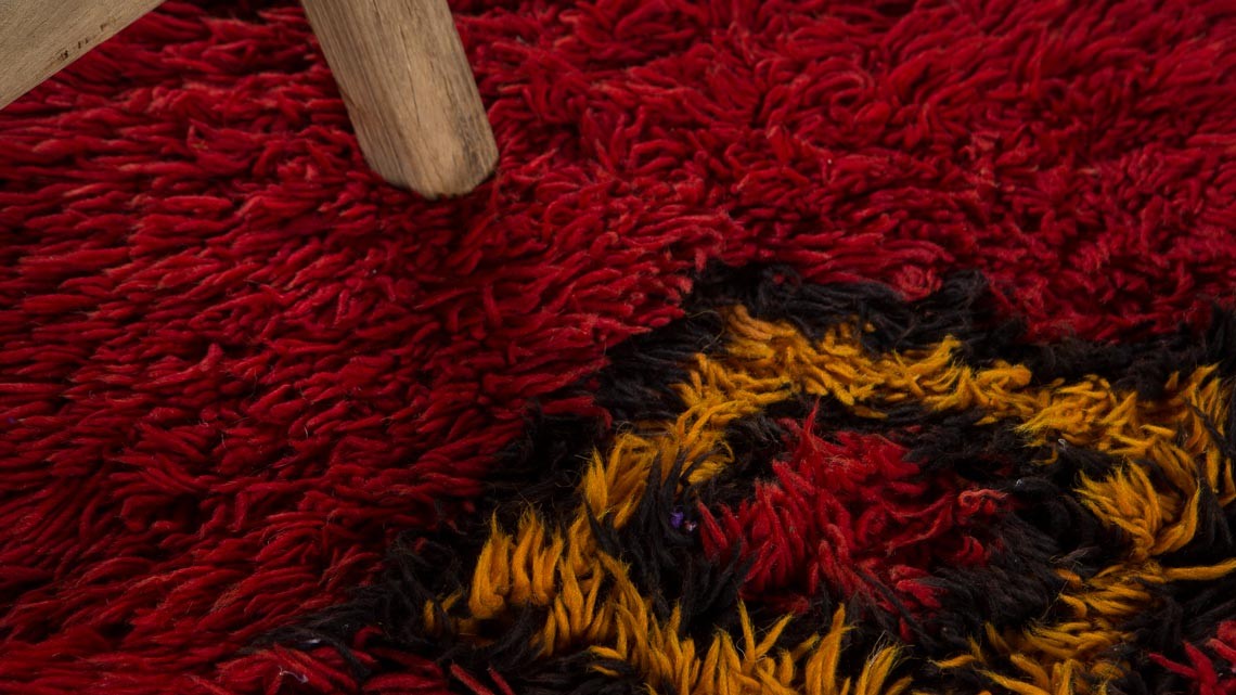 Tapis EMIRGAZI - 100% laine noué main - 145cm x 85cm