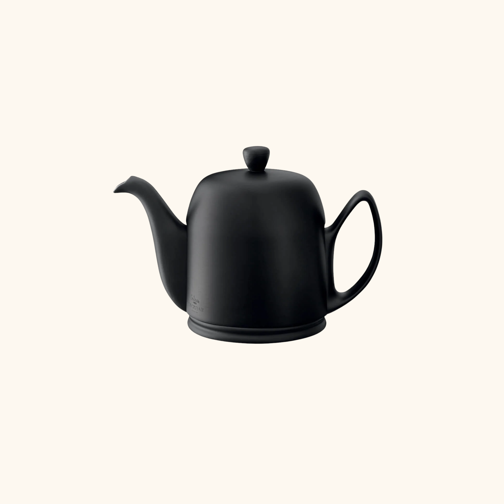 Théière Salam - 6 Tasses - Noir mat/ Cloche noire