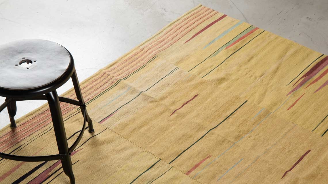 KILIM ALASHT | 100% LAINE NOUE MAIN | IRAN | 221cm x 165cm |