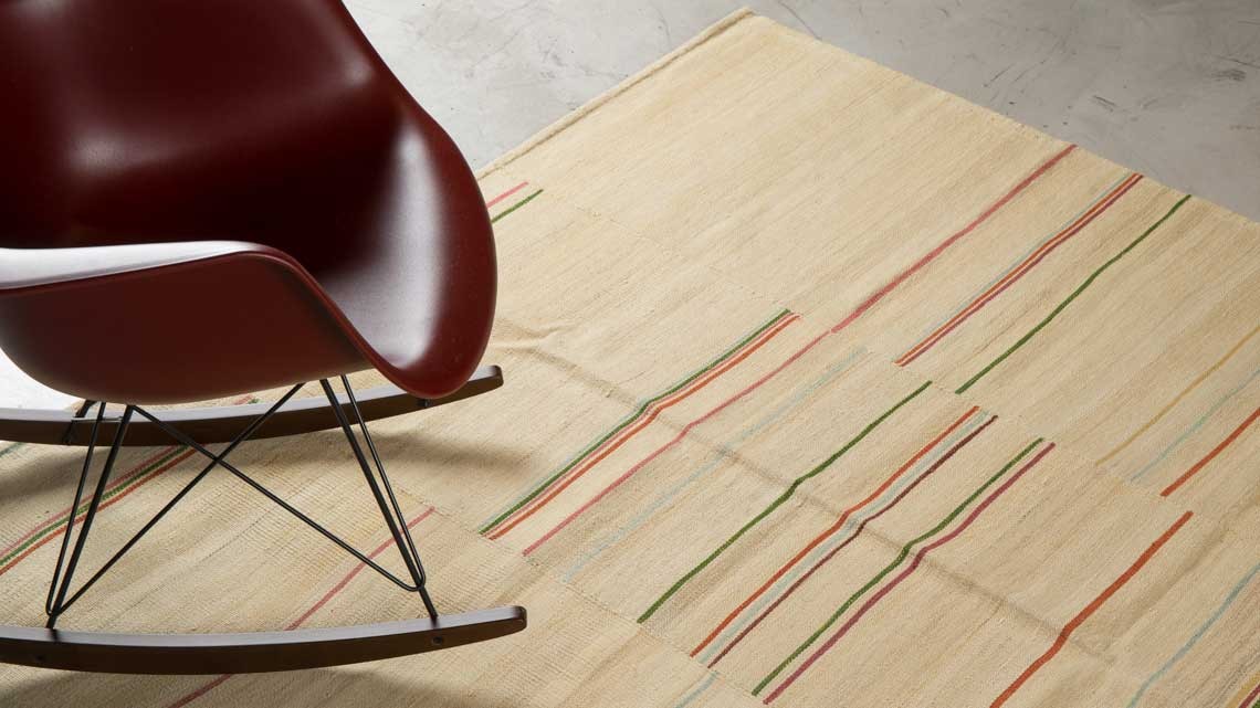 KILIM ALASHT | 100% LAINE NOUE MAIN | IRAN | 225cm x 168cm |