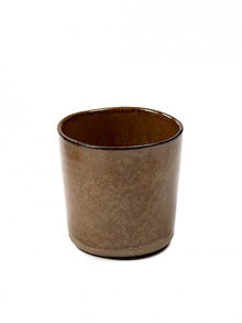 MERCI N°9, Tasse, Ø7,4cm x 3cm x H7cm, BLANC CASSE