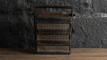 Boite bento ancienne - Bambou et paille - Chine