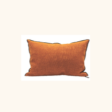 Coussin Vice Versa - Black Line - Chenille soft washed