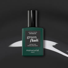 Vernis Green Flash semi-permanent - Anthracite
