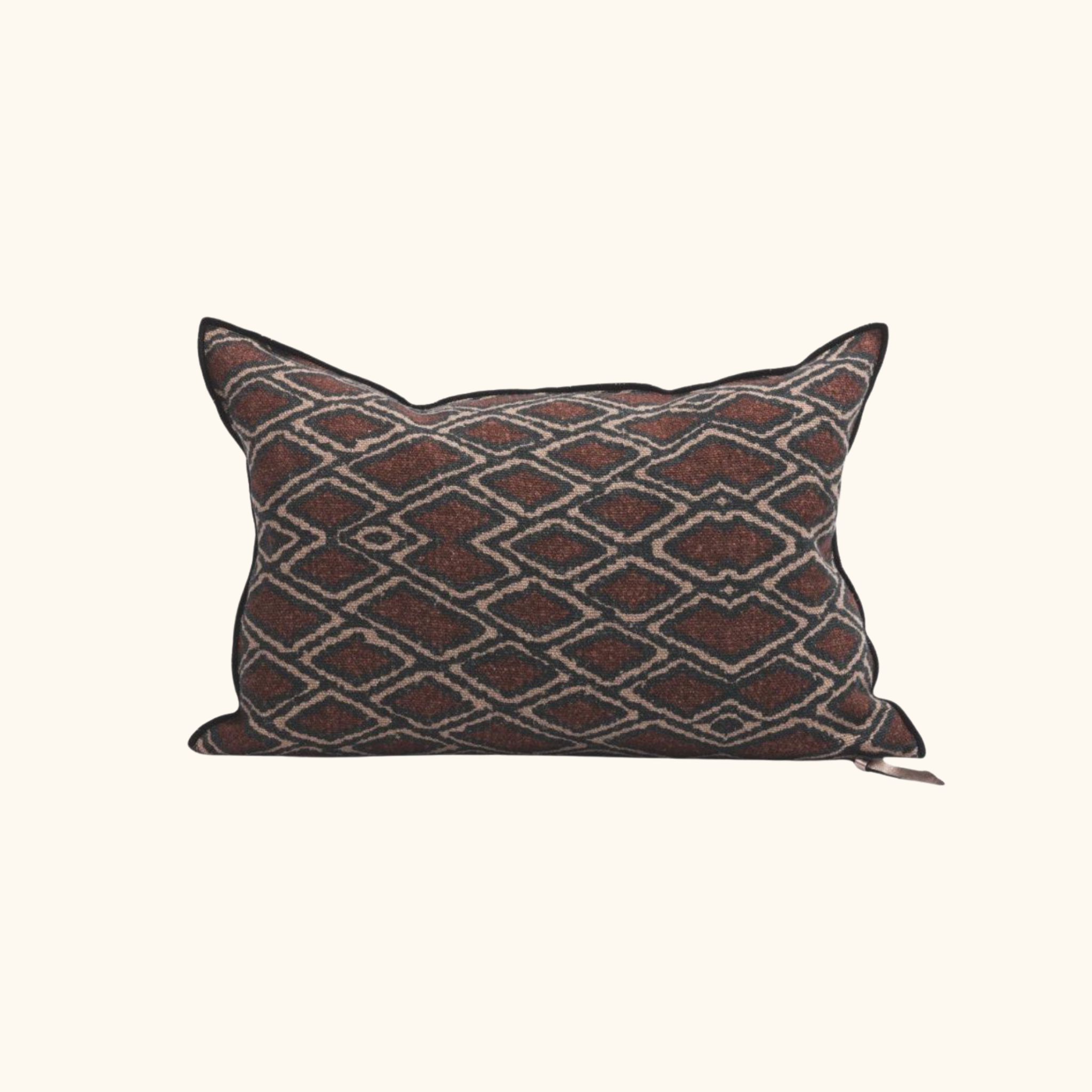 Coussin Vice Versa - Lin WABI-SABI imprimé - Samarkand