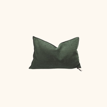 Coussin Vice Versa - Black Line - Chenille soft washed
