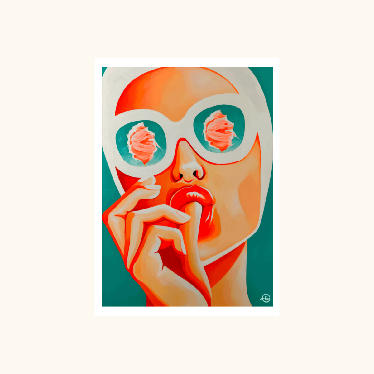 Affiche - Émilie Arnoux 052 Cotton Candy - 30 x 40cm