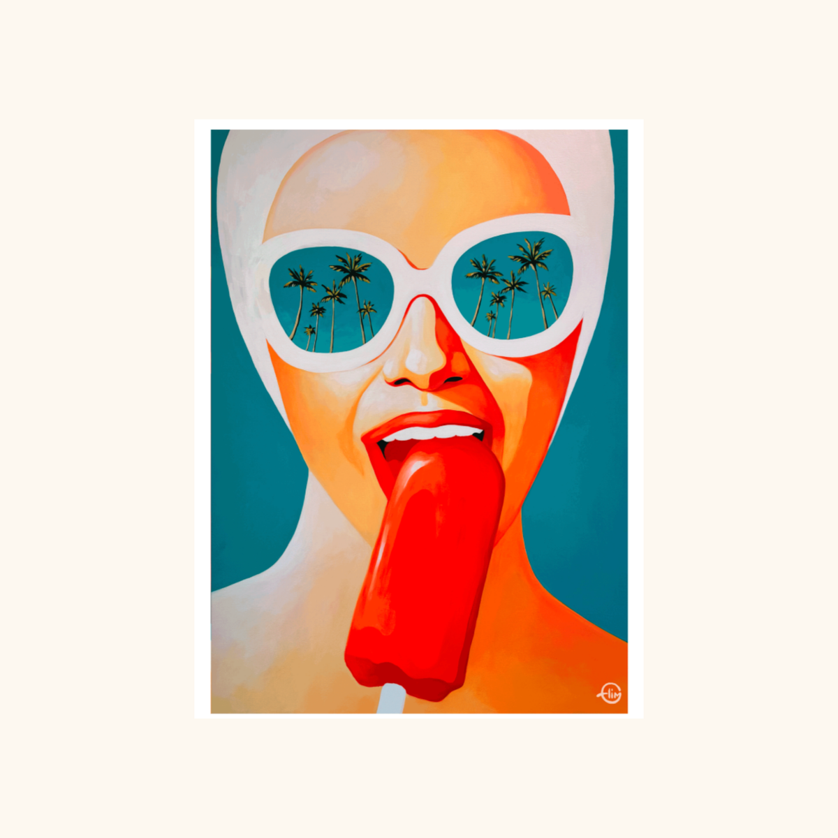 Affiche - Émilie Arnoux 053 Ice - 30 x 40cm