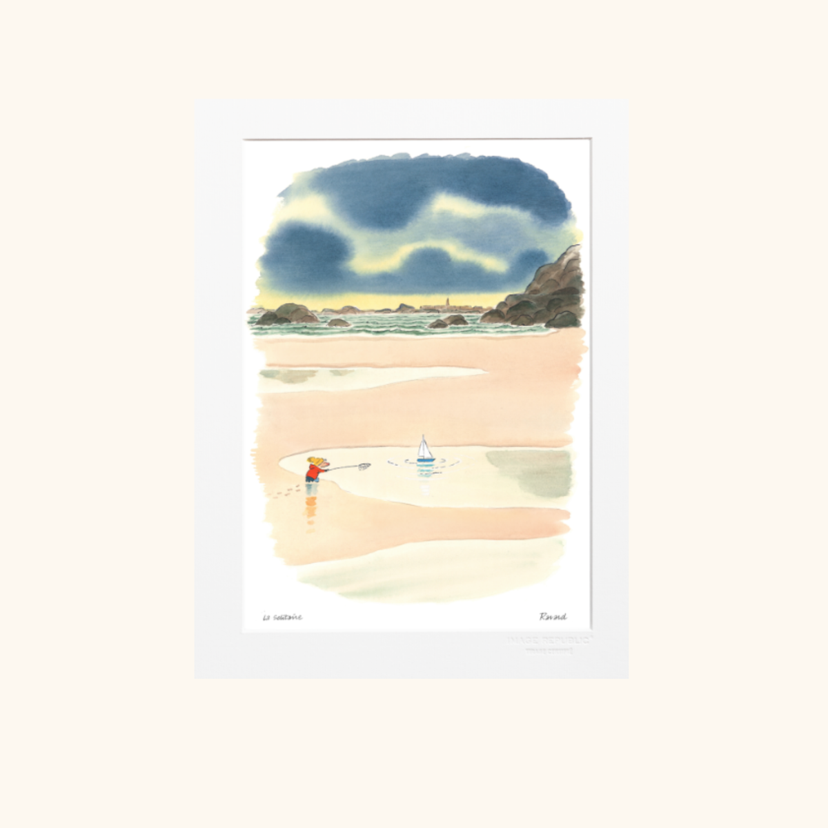 Affiche - François Ravard Le Solitaire - 38 x 56cm