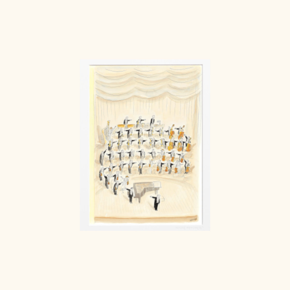 Affiche - The NewYorker 036 Sempé Orchestre - 38 x 56cm