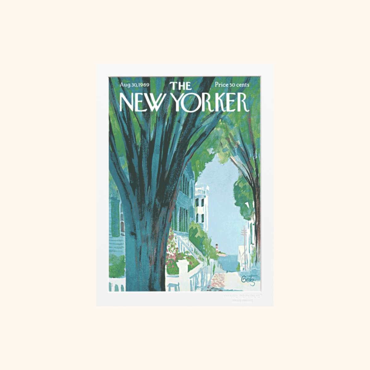Affiche - The NewYorker 123 Getz Summer Time - 38 x 56cm